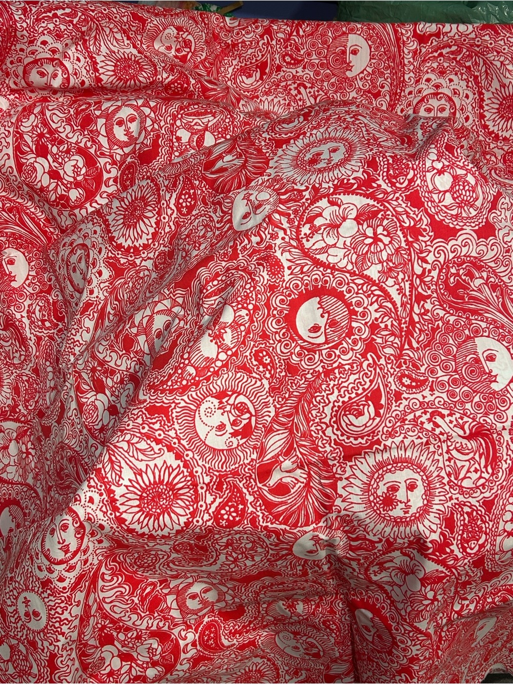 Sun Paisley by Zuzek Key West Fabric- 3yards - Picture 3 of 6